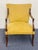 Beautiful Vintage MCM Armchair. Stunning Mustard Color Chair with Nail Head Trim & Solid Wood Construction. Would look...