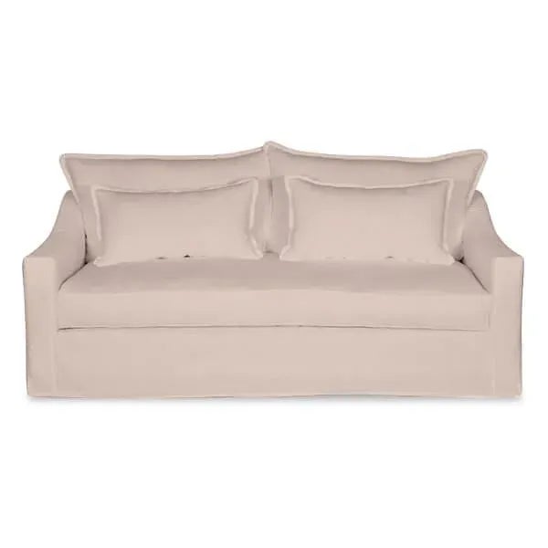 Moss Studios Moss Home Darcy Sofa 96", Luca Oyster For Sale - Image 4 of 7