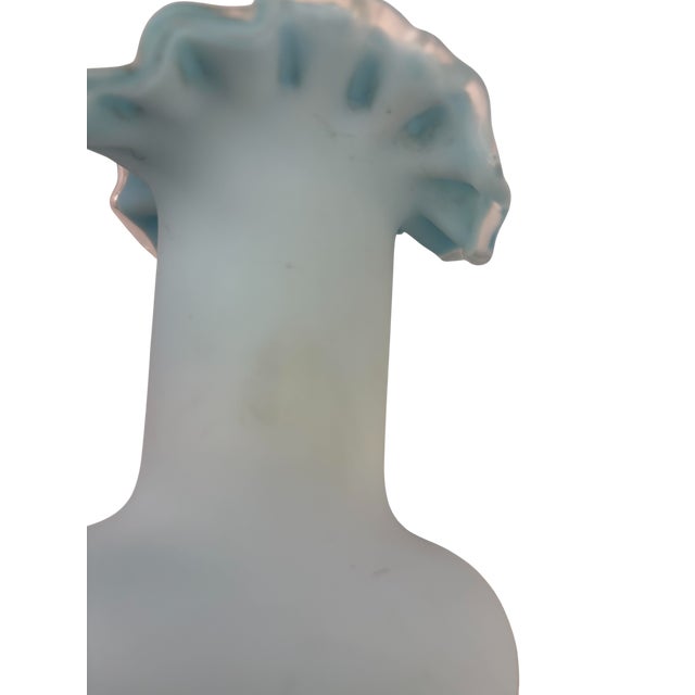 Late 19th Century Blue Art Glass Vase For Sale - Image 14 of 14