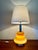 Glass Opaline Ochre and Chrome Floor Lamp, 1970s For Sale - Image 7 of 9