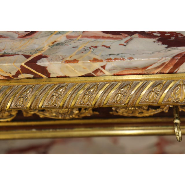 This exceptional French Louis XVI–style console table by Henry Dasson is a masterwork of late 19th-century Parisian luxury...