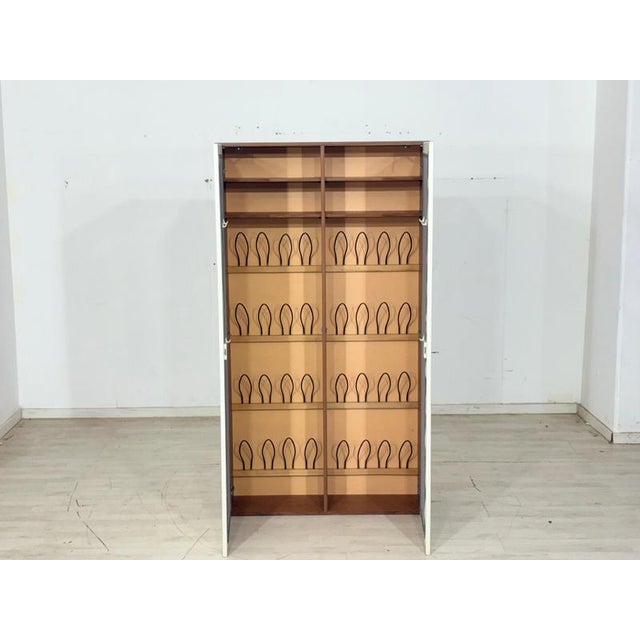 Contemporary Large Mid-Century Shoe Cabinet in Pine, 1960s For Sale - Image 3 of 13