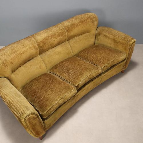 Wood Vintage Three-Seater Sofa, 1950s For Sale - Image 7 of 11