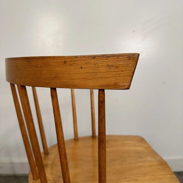 Knoll George Nakashima N19 Straight Chair Early 1940’s 451 Example For Sale - Image 4 of 10