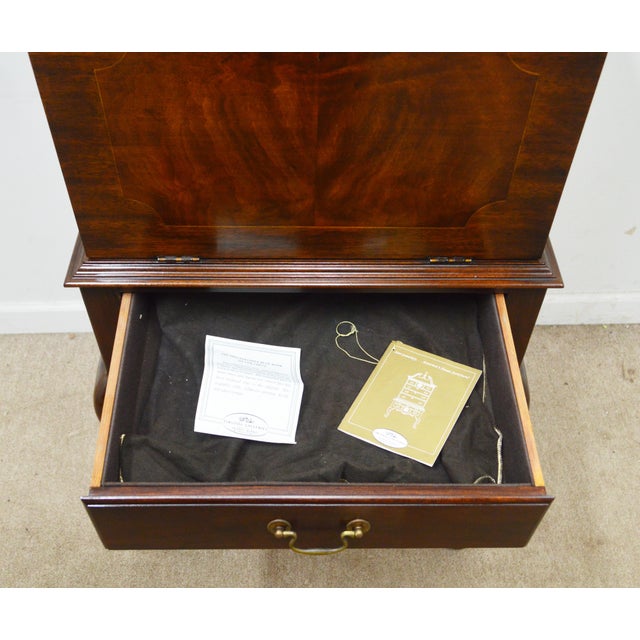 Henkel Harris Mahogany Silver Chest For Sale - Image 10 of 12