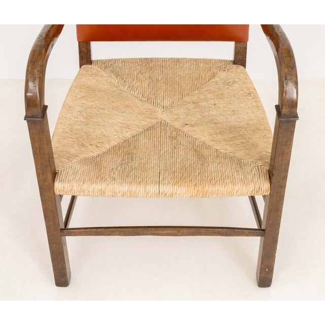 Fritz Hansen Style Walnut Armchair For Sale - Image 9 of 10