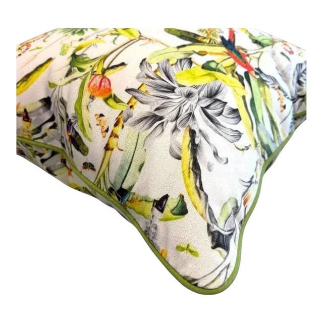 2020s Pair 22'' Multi Color Parrot Pillows For Sale - Image 5 of 5