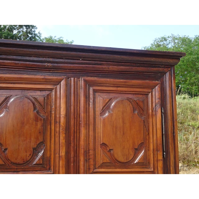 Louis XIII Walnut Armoire For Sale - Image 4 of 18