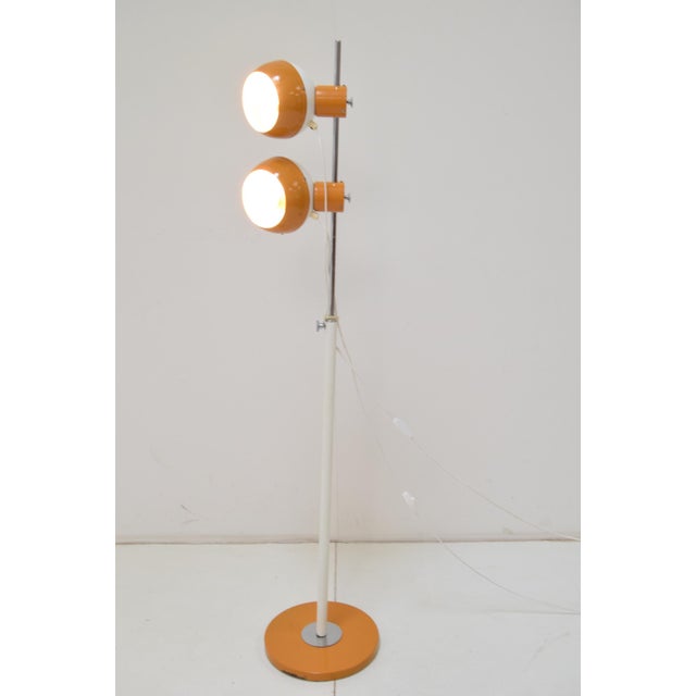 Brown Mid-Century Magnetic Floor Lamp, 1970s For Sale - Image 8 of 15