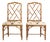 Mid-Century Faux Bamboo Chairs from GP & J Baker, 1970s, Set of 2 For Sale