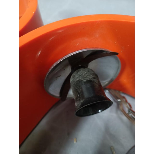 Mid-Century Modern Vintage UFO Ceiling Light For Sale - Image 3 of 8