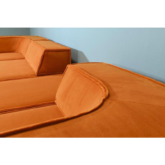 Orange Orange COR Trio Sectional Sofa, 1970s, Set of 9 For Sale - Image 8 of 18