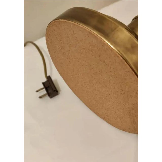 Late 20th Century Hart Associates Brass Palm Leaf Table Lamp For Sale In Atlanta - Image 6 of 7