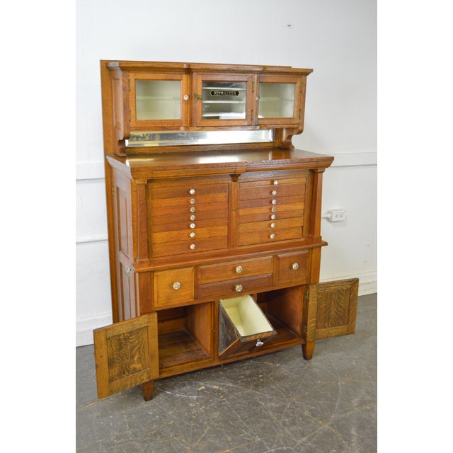 Antique Oak Dentist by The American Co. Chairish