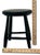 Very Nice Hand Made Antique American Primitive Pine Wood Footstool With Excellent Original Old Black Paint For Sale - Image 18 of 18