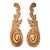 Antique French Walnut Rococo Carvings, a Pair For Sale
