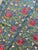 Blue Silk Suzani Wall Decor With Red Pomegranates For Sale - Image 10 of 10
