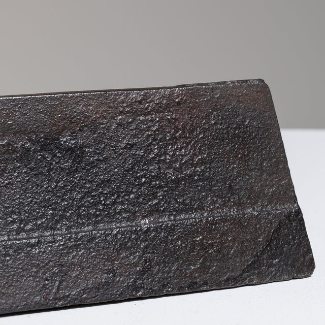 19th Century France Chocolate Iron Bust Bookends For Sale - Image 14 of 15