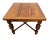 Early 20th Century English Tudor Expansion Table Turned Baluster Legs Quarter Sawn Oak, X-Stretcher 1a For Sale - Image 9 of 16