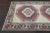 Vintage Turkish Oushak Handmade Wool Cotton Red Area Rug For Sale - Image 4 of 11