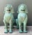 Mid 20th Century Vintage Verdigris Bronze Temple Lions - A Pair For Sale - Image 5 of 17