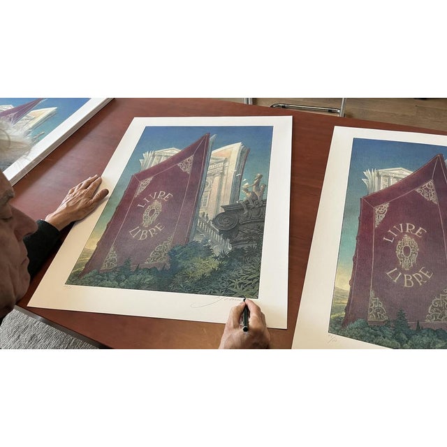 François SCHUITEN, Free Book, 2025 Print of the poster for the 2025 International Independent Publishing Fair, L'Autre...