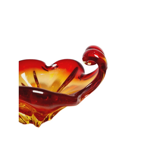 Mid-Century Italian Murano Glass Bowl by Flavio Poli for Mandruzzato, 1950s For Sale - Image 9 of 18