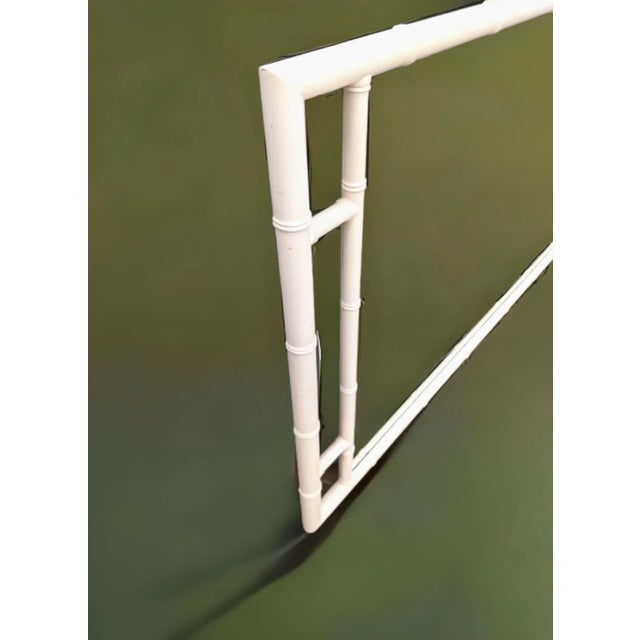 Mid 20th Century Mid Century Kittinger Furniture Craftsmen Bamboo-Style Wall Mirror For Sale - Image 5 of 11