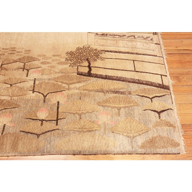 Nazmiyal Collection Antique East Turkestan Khotan Rug For Sale - Image 10 of 11