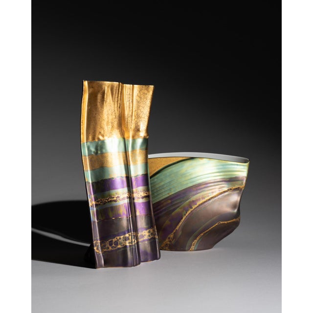 Porcelain Vases by Johan Van Loon and Helmut Drexler for Rosenthal, 1993, Set of 2 For Sale - Image 6 of 15