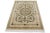 Cream Vintage Indian Savonnerie Design Rug - 4' X 5'9" For Sale - Image 8 of 10