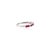 Not Yet Made - Made To Order 14k White Gold Minimal Baguette Ruby & Diamond Stackable Half Eternity Ring in Size 6.5 For Sale - Image 5 of 14