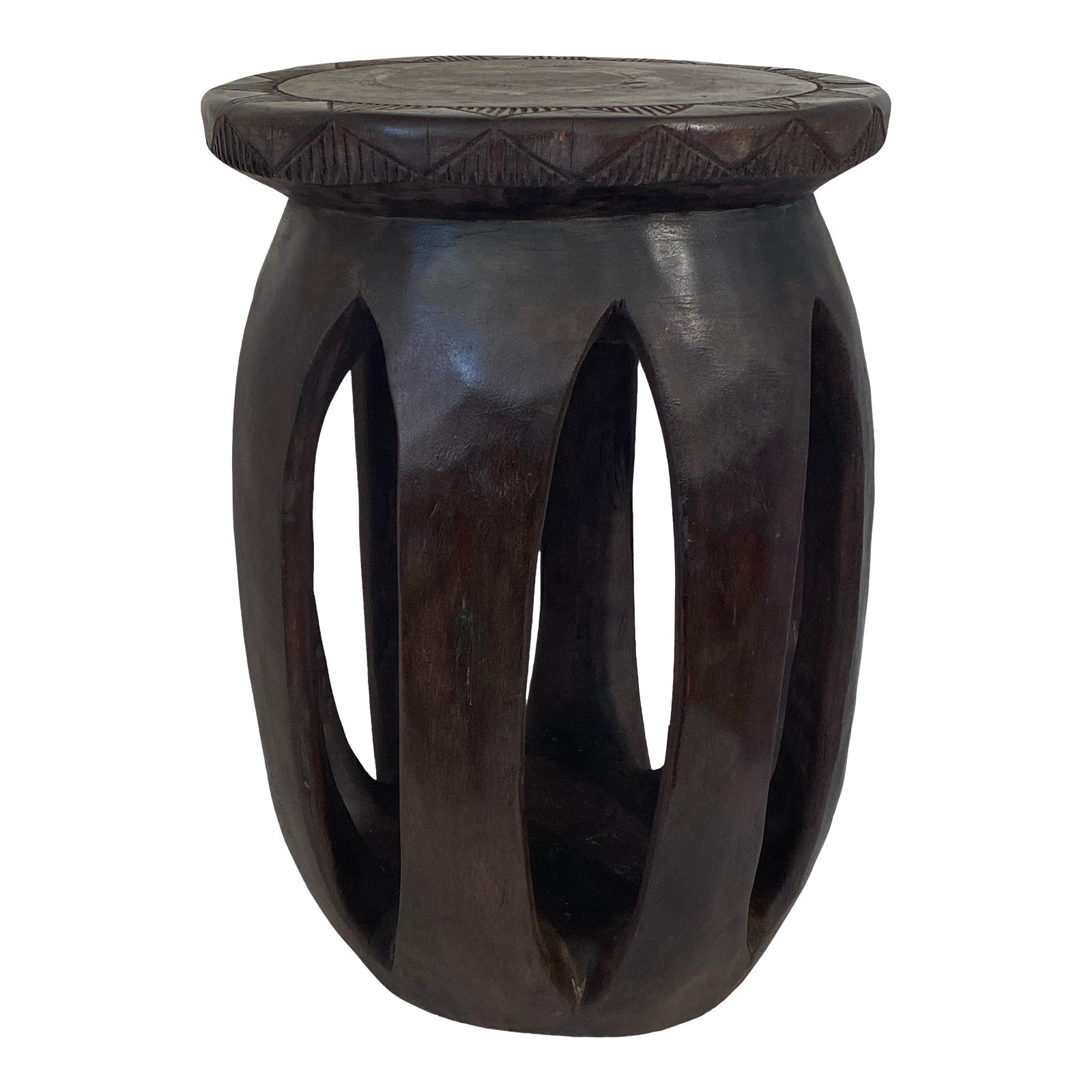 African Large Baga Stool / Table Guinea-Bissau - 18.5 In. High | Chairish