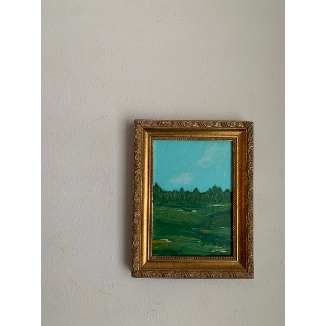 2020s 2020s Impressionist Style Original Landscape Painting on Canvas, Framed For Sale - Image 5 of 5