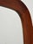 Wood Danish Wall Mirror in Mahogany, 1950s For Sale - Image 7 of 10