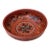 Large Vintage Norwegian Hand-Painted Wooden Folk Art Bowl, Dated 1983 For Sale