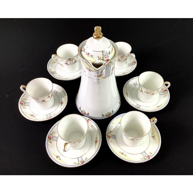 Very rare - antique porcelain Nippon tea set (1880-1920) Unusual because it is a full set Rare - because it looks almost...