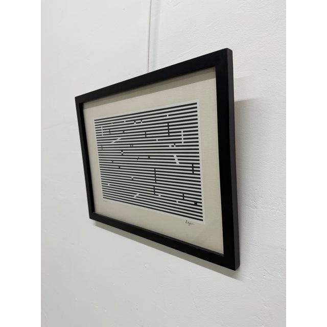 1970s Yaacov Agam Original Double Metamorphosis Lithograph, Hc 7/9 Signed For Sale - Image 5 of 15