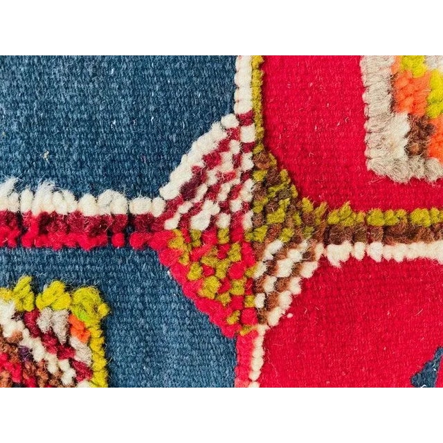 Tribal Wool Vintage Kilim Cushion or Pillow, a Pair For Sale - Image 9 of 11