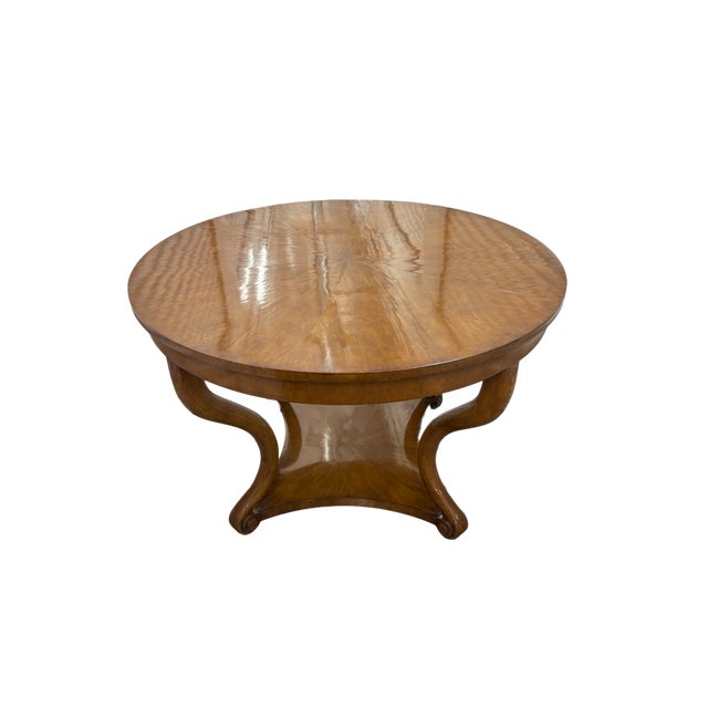 Brown Panache Designs Geneva Walnut Center Table by Michael Taylor Designs For Sale - Image 8 of 16
