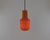 1970s Orange Murano Glass Pendant by Massimo Vignelli for Venini, 1950s For Sale - Image 5 of 8