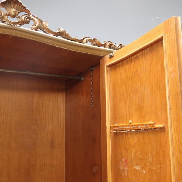Venetian Baroque Style Wardrobe For Sale - Image 6 of 14