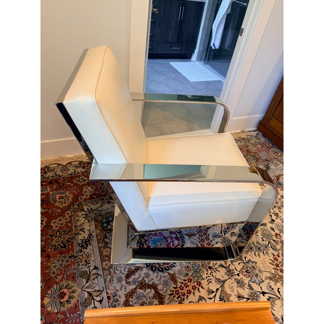 Ralph Lauren Leather Penthouse Chair For Sale In Washington DC - Image 6 of 14