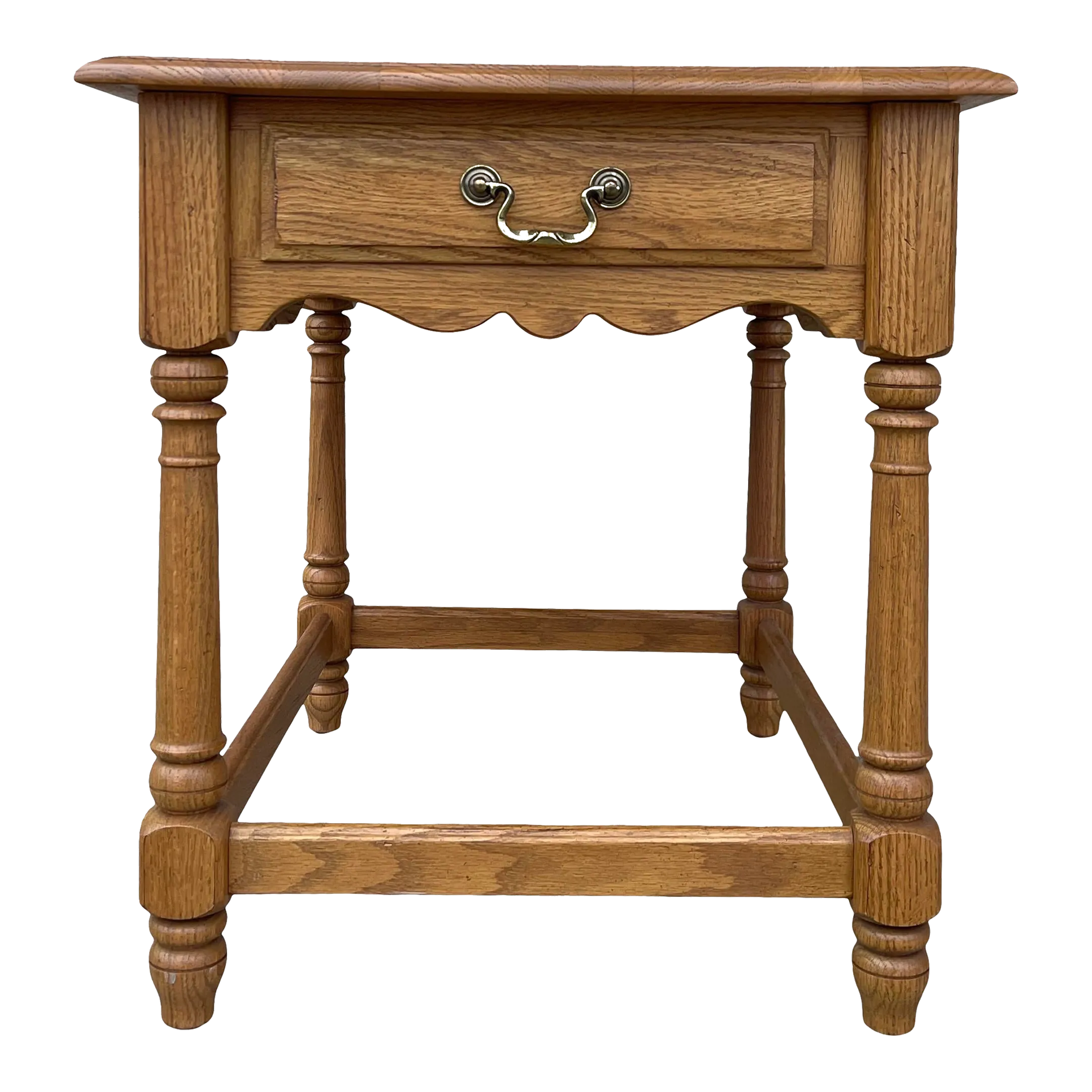 Ethan Allen Canterbury Collection Traditional Oak 1 Drawer Side