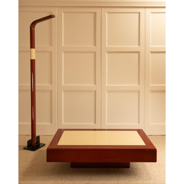 Lacquered Floor Lamp, 1970s For Sale - Image 3 of 7