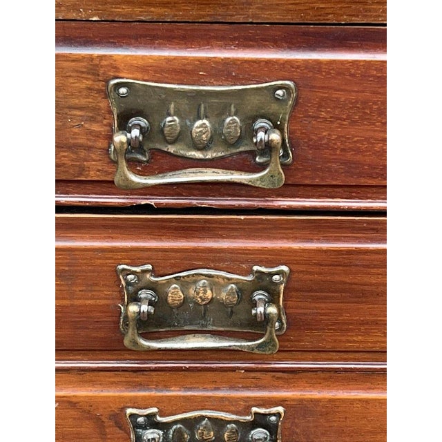 Arts & Crafts Filing Cabinet. Collectors Cabinet. with Drawers & Cupboard. 100 cms high 79 cms wide 35 cms depth All...