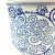 Blue 1990s Porcelain Blue and White Container For Sale - Image 8 of 9