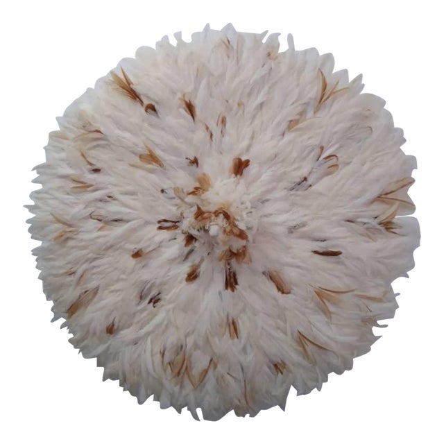 White Speckled Beige Juju Hat For Sale