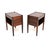 Vintage Danish Bedside Cabinets attributed to Poul Hundevad, 1960, Set of 2 For Sale - Image 4 of 11