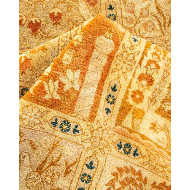 Textile Mogul, One-of-a-Kind Hand-Knotted Area Rug in Brown, 8' 3" x 10' 2" For Sale - Image 7 of 8